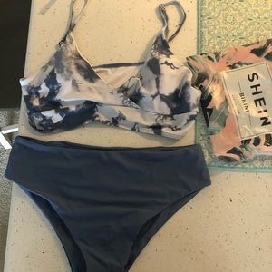 Blue Tye Dye bikini set